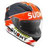 Suomy Speedstar (Carbon Kevlar Shell) - Propeller Matt Red - Image 2