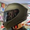 X1 Matt Black 2 X Helmet- X1 Matt Black (Free Black Visor+Key Ring)