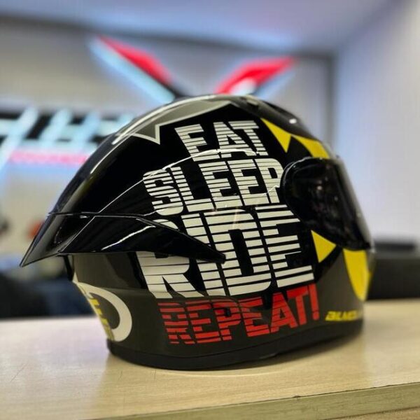 BILMOLA - Eat Sleep Ride Repeat (Built in Iridium Visor) - Image 2