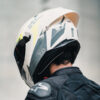 X Helmet -X2 Snow White (Free Smoke Visor & Spoiler) - Image 5