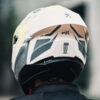 X Helmet -X2 Snow White (Free Smoke Visor & Spoiler) - Image 4