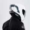 R1SV Shiny white 3 X Helmet R1SV - Shiny White (Clear & Black Visor Included)