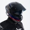 X Helmet R1SV - Abstract Blue (Clear & Black Visor Included)