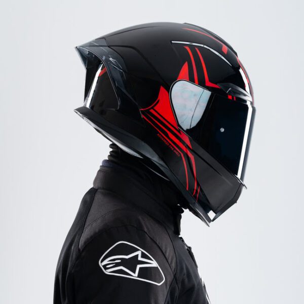 X Helmet R1SV - Blazing Red (Free Black Visor)