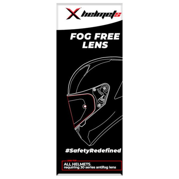 X Helmets Superior Fog Free Lens