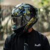 X Helmet R1SV - Blazing Gold (Clear & Black Visor Included)