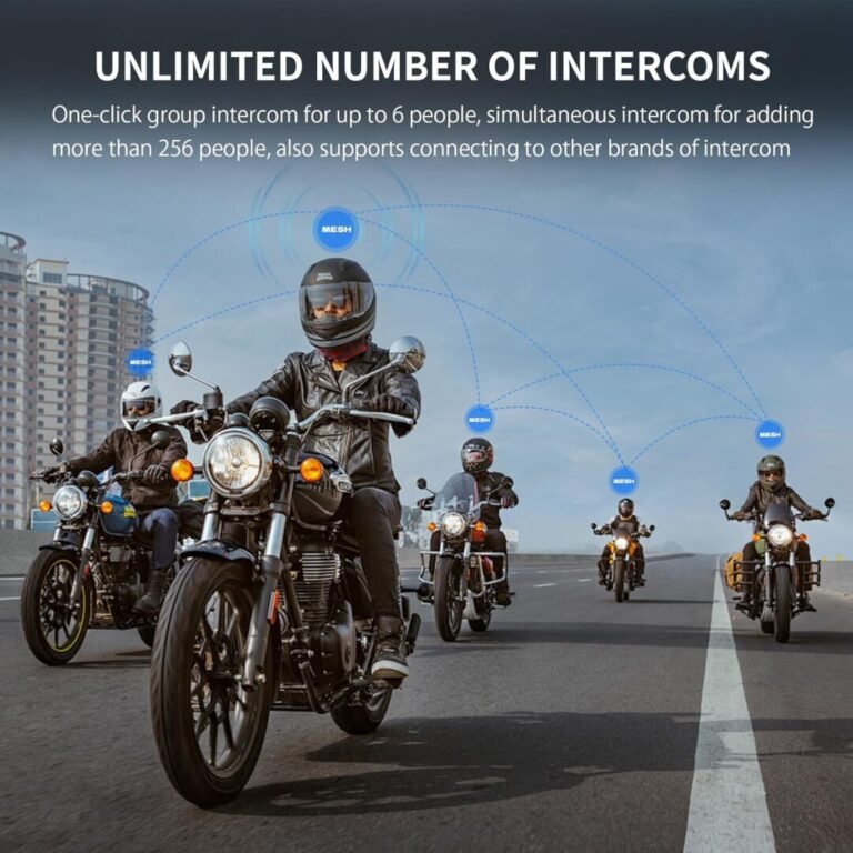 Freedconn FX Plus Bluetooth Intercom (Mesh|Sony Speaker|16 Riders ...