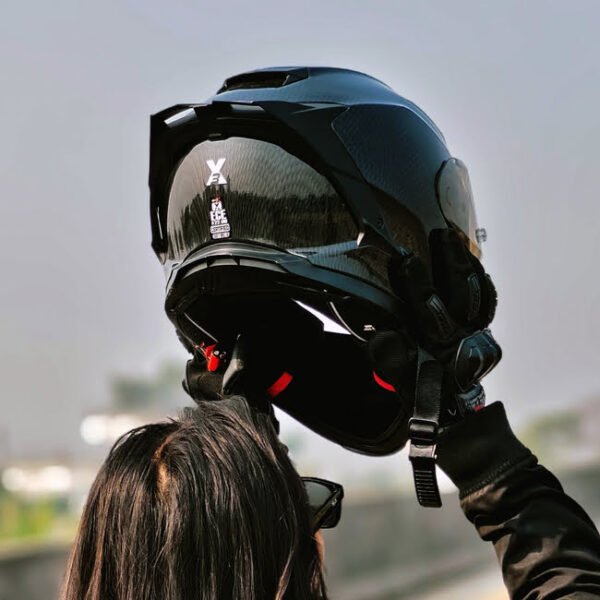 GearX X3- Carbon Mania (ARMOR Shell| HEXAFORM Padding| Dual Jetstream Ventilation)