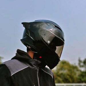 GearX X3- Glossy Black (ARMOR Shell| HEXAFORM Padding| Dual Jetstream Ventilation)