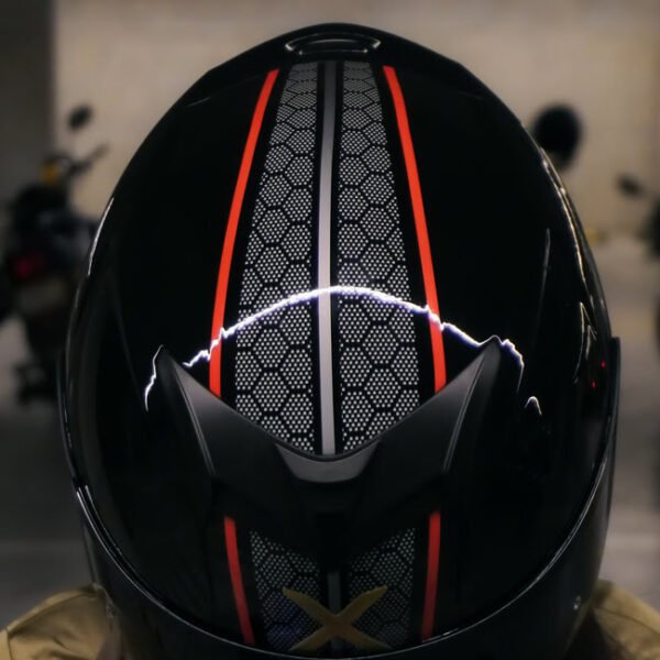 GearX X1GT Ronin Black 4 GearX X1GT- Ronin Black Glow (ECE22.06| ARMOR Shell| HEXAFORM Padding)