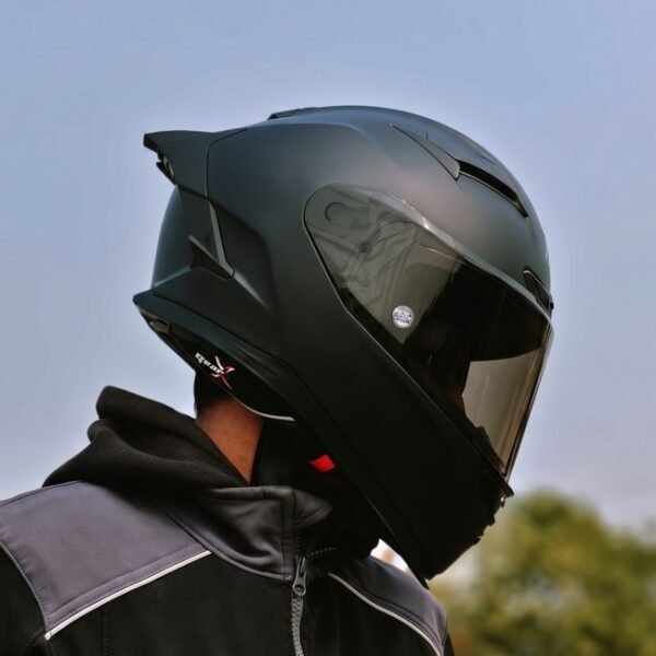 GearX X3- Matt Black (ARMOR Shell| HEXAFORM Padding| Dual Jetstream Ventilation)